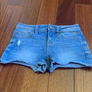 Girls Justice size 8 regular denim shorts